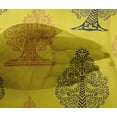thumbnail image 4 of oneOone Viscose Chiffon Medium Yellow Fabric Floral & Flying Swan Block Sewing Craft Projects Fabric Prints By Yard 42 Inch Wide, 4 of 4