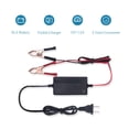thumbnail image 1 of Portable 12V Trickle Charger Battery Maintainer for Motorcycle Car Boat ATV, 1 of 7