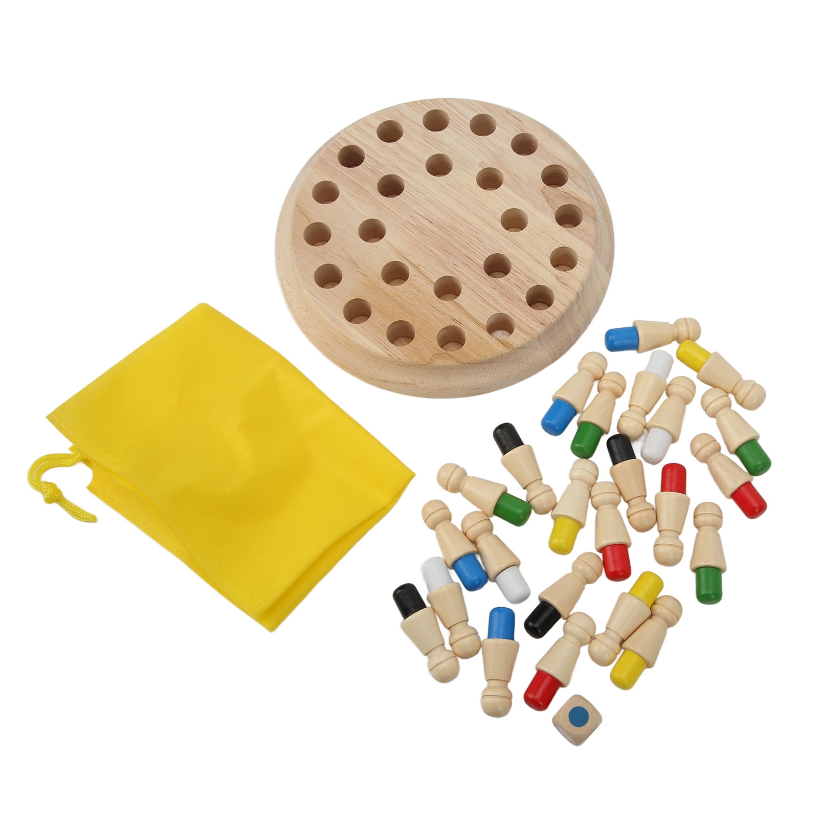 Memory Matchstick Chess, Wooden Memory Chess Game Visual Development