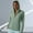 Green, variant on Spring Jackets for Women Upf 50+ Hooded Light Jackets for Women Oversized Long Sleeve Zipper Women's Coats with Pockets (Black ,L)