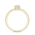 thumbnail image 2 of Rosec Jewels Certified Lab Grown Diamond Solitaire Engagement Ring - EF-VS Quality, 18K Yellow Gold, US 7.50, 2 of 8