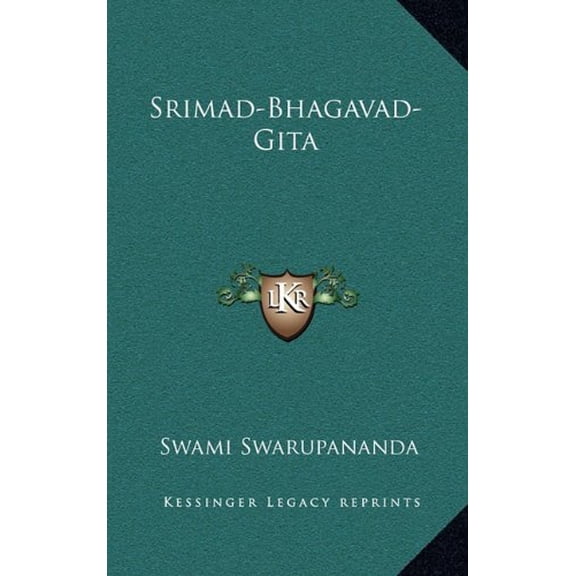 Srimad-Bhagavad-Gita Hardcover 1163314226 9781163314227 Swami Swarupananda