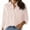 Pink, variant on Yubnlvae Grey Cotton Striped Button down Shirt for Women Little Oversized Long Sleeve Blouses Dress Shirts Work Tops, Xl