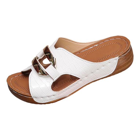 Hiking Sandals Women Lightweight Casual Extra Wide Width High Heel Womens House Slippers Size 9 Espadrille Cross Band Ankle Strap High Heel Wedges for Women Dressy Summer