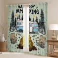 thumbnail image 2 of Erosebridal Blue Adventure Car Black Out Curtains For Boys Girls,Kids Teens Happy Camping Curtains Pack of 2 (42x63 Each), 2 of 6