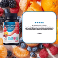 thumbnail image 3 of LIVS Children's Multivitamin Gummy - Kids Multivitamin Gummies - Supplements for Kids – Strawberry, Cherry & Org Taste, 100ct, 3 of 8