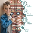 thumbnail image 3 of Blackout Kids Curtains,Boho Red Southwestern Ethnic Pattern Childrens Insulated Curtains Set Of 2,Bedroom Essentials,Toddler Room Decor 42x84in(106x213cm), 3 of 5