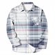 thumbnail image 5 of Seeotter Mens Stretchy Knit Plaid Shirt Long Sleeve Button Down Shirts Casual Western Cowboy Tops, 5 of 5