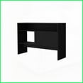 thumbnail image 7 of Sleek Black Modern Coffee Table with Discreet Storage & Decor Shelves for Living Room, 7 of 7