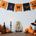 thumbnail image 4 of Christmas Decorations Halloween Drawstring Candy Bag Linen Burlap Pouch for Trick Or Party Wrapping, 4 of 5