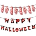 thumbnail image 1 of Halloween Party Decorations, Scary Birthday Banner for Halloween Kids Party Decorations ，2pcs Levamdar CPB-SSW286-2, 1 of 5