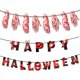 thumbnail image 1 of Decoraciones de fiesta de Halloween, pancarta de cumpleaños aterradora para decoraciones de fiesta de niños de Halloween, 2 piezas, 1 of 5