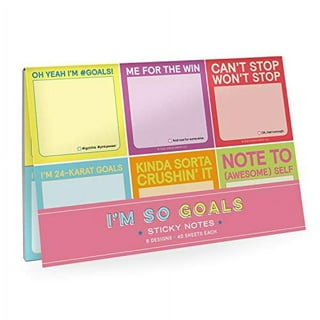Knock Knock Thinking Out Loud Large Sticky Notes (4 x 4-inches)