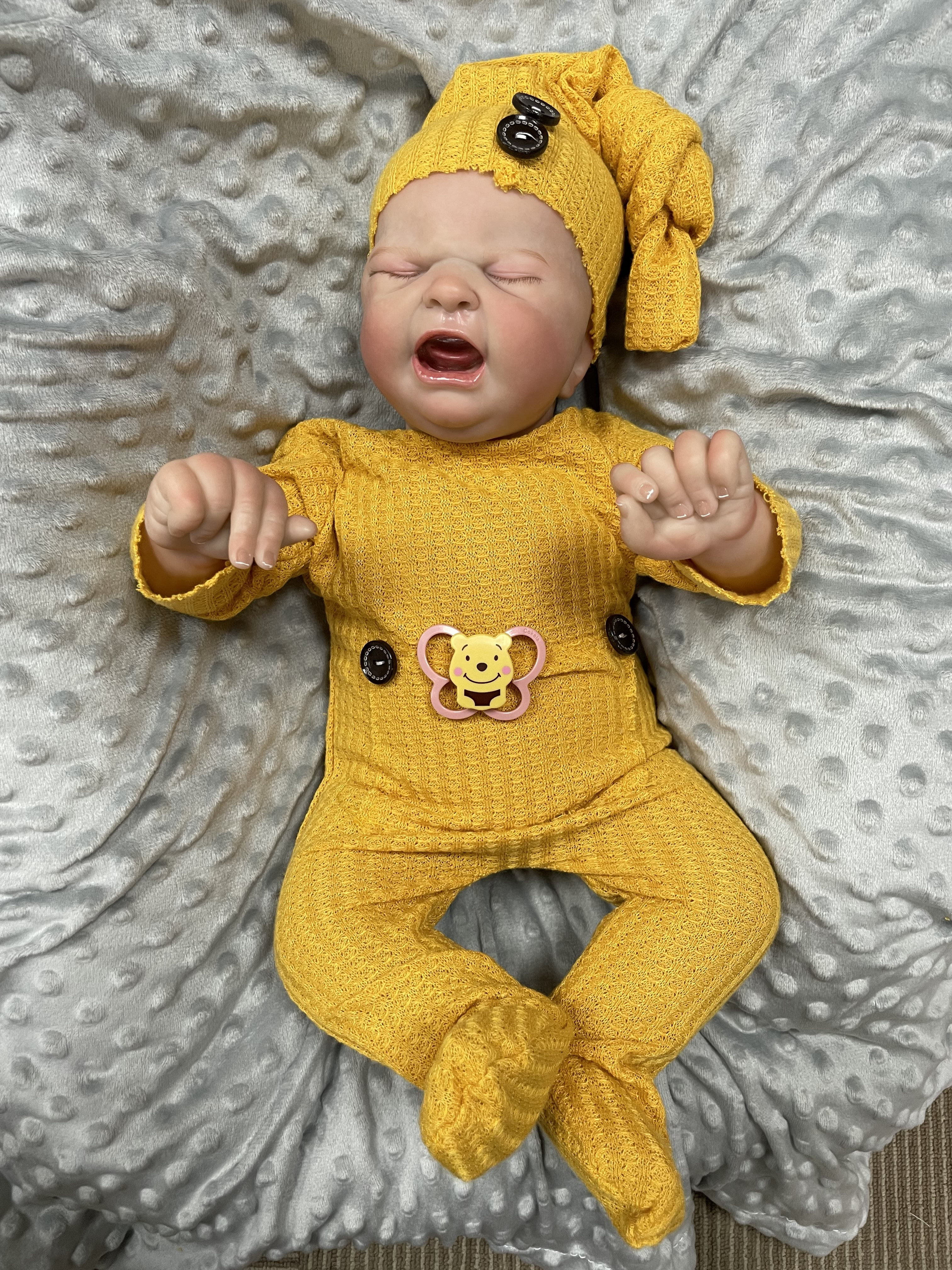 19inch soft reborn baby doll 48cm realistic newborn baby toy lifelike cloth body reborn dolls for gift