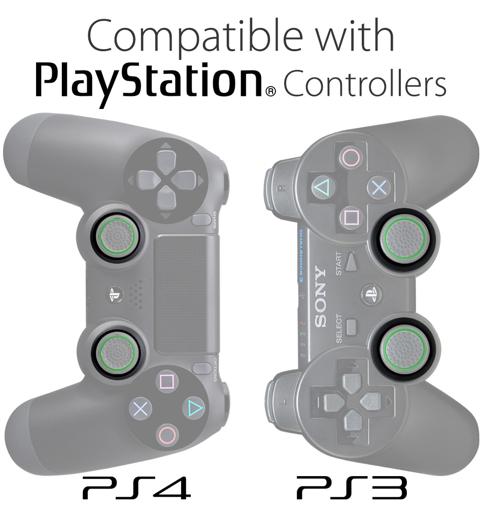 One X 360 One S Ps3 Xbox One Set Of 8 Set Of 8 Fosmon Wii U Analog Stick Joystick Controller Performance Thumb Grips For Ps4 White Green Trueyogaevergreen Com