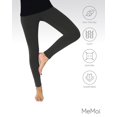 thumbnail image 6 of MeMoi Women's Premium Fleece Lined Winter Footless Tights - Womens - Female, S-M, Gray, 6 of 8