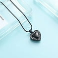 thumbnail image 4 of Crystal Heart Urn Necklace for Ashes for Women Gilr's Memorial Urn Keepsake Pendant Cremation Jewelry, 4 of 7