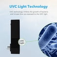 thumbnail image 3 of Hunter Fan HP247AP Plug-in Whisper Quiet UV-C Air Sanitizer, Lavender, 3 of 7