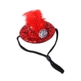 thumbnail image 4 of Sombrero de pollo Yuyangstore para Mascotas Rojo, 4 of 8