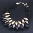 thumbnail image 2 of Collares con colgantes llamativos de moda, gargantilla vintage, collar étnico negro dorado, nuevos colgantes maxi, collar, joyería para mujer, 2 of 4
