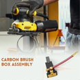 thumbnail image 3 of N292059 N421468 Carbon Brush Box Assembly Fit for Dewaltsander DWE6411 DWE6411K WE6420 DWE6421 DWE6423, 3 of 5