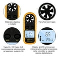 thumbnail image 1 of Digital Anemometer Wind Speed Gauge LCD Display Handheld anemometer thermometer LCD handheld Airflow Windmeter Thermometer, Battery Not Included, 1 of 1