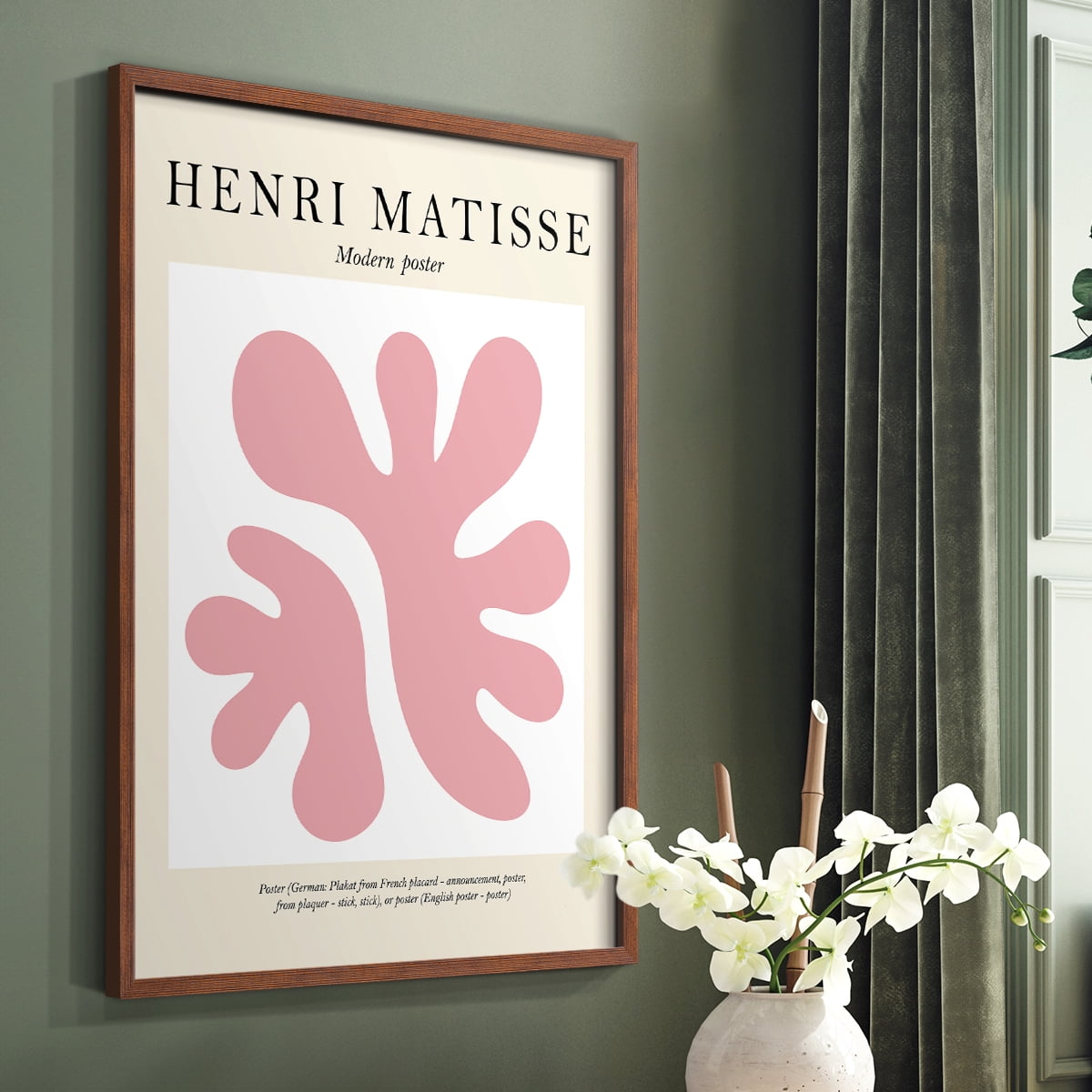 Matisse LXXII Framed Print - Solid Wood