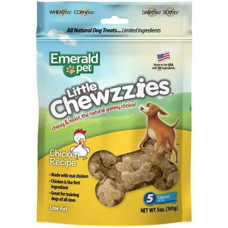 UPC: 0853258004869 | Emerald Pet Little Chewzzies Soft Training Treats Chicken Recipe