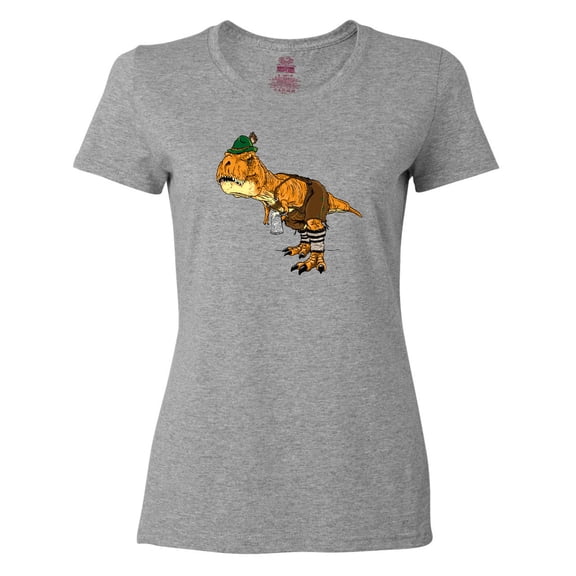 Inktastic T-Rex King of Oktoberfest Women's T-Shirt