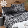 thumbnail image 2 of Urban Shop 6 Piece Black and White Floral Mix and Match Sheet Set, Twin/XL, 2 of 7