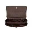 thumbnail image 6 of Wrangler Shoulder Bag for Women Flap Crossbody Bag with Double Straps, Coffee, 6 of 8
