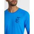 thumbnail image 4 of George Men's and Big Men's Printed Sun Shirt with Long Sleeves, UPF 50+, Sizes S-3XL, 4 of 5