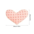 thumbnail image 3 of dajkiuy Heart Shaped Pillow, 8x12 Inch Cute Soft Fluffy Heart Decorative Throw Pillow for Bed Couch Sofa Bedroom Living Room Decor, 3 of 6