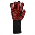 thumbnail image 1 of Guante resistente al calor BRILLAR hasta 800 °C antideslizante negro 1 par, 1 of 5
