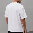 thumbnail image 6 of Men's 100% Cotton Short Sleeve Crewneck Graphic T-Shirt, Soft Breathable Moisture Wicking Casual Basic S-3XL, 6 of 8