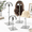 Silver-Square Base-4, variant on Black Round Base 4-Pack Metal Adjustable Hat & Wig Display Stand