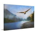 thumbnail image 7 of "Foggy River Osprey" Painting Print on Wrapped Canvas, 7 of 7