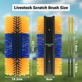 thumbnail image 2 of 1Set Plastic + Nylon Curved Animal Husbandry Brush Cow Horse Goat Pig Scratching Hard Silk Brush Ranch Special Animal Husbandry Scratching Brush, 2 of 7