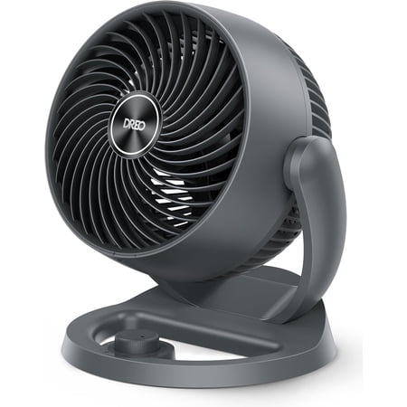 Fan for Bedroom, 12 Inches, 70ft Powerful Airflow, 25db Quiet Table Air Circulator Fans for Whole Room, 120° Adjustable Tilt, 3 Speeds, Desktop Fan for Home, Office, Kitchen
