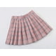 thumbnail image 2 of Faldas plisadas de uniforme escolar para niña (M Pink Mixed White), 2 of 5