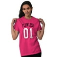 thumbnail image 5 of Flawless Cute Athletic Sporty Jersey Women's Graphic T Shirt Tees Brisco Brands L, 5 of 5