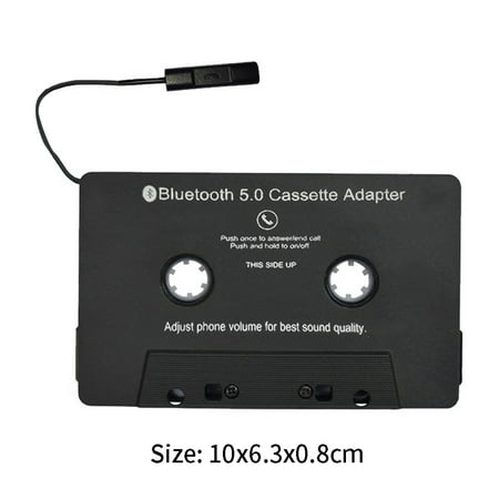 Convertisseur universel de voiture Bluetooth Car Tape MP3 Adaptateur de  cassette audio Bluetooth stéréo noir 
