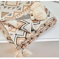 thumbnail image 6 of Fennco Styles Geometric Boho Knitted Throw Blanket with Tassel 50" W x 60" L – Multicolored Soft Lightweight Blanket for Couch, Bedroom, Living Room and Office Décor, 6 of 7