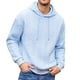 thumbnail image 2 of MHFRRA Sudadera con Capucha Informal de Mezcla Suave con Capucha Ajustable para Uso Diario, Ropa de Calle Cómoda Azul, 2 of 7