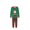 CC-Green, variant on QIUOMBBP Couple Christmas Pajamas Color Block Crewneck Long Sleeve Shirts Matching Sleep Trousers 2 Piece Loungewear Sets Navy