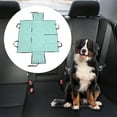 thumbnail image 2 of Unique Bargains 1 Pc Waterproof Pet Car Seat Cover for Dog Cat Paw Prints Blue, 2 of 6