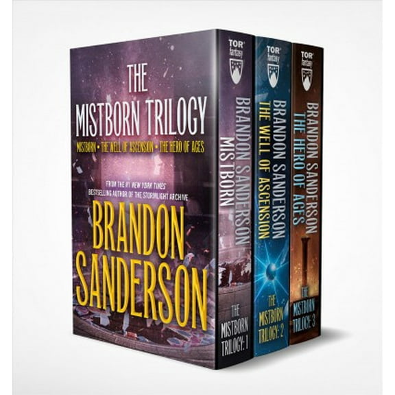 Pre-Owned Mistborn Saga Mistborn Boxed Set I: Mistborn, the Well of Ascension, the Hero of Ages, (Paperback)