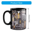 thumbnail image 5 of Yammee Creative Mechanic Theme Ceramic Coffee Mug for Car Enthusiasts Dishwasher Safe, 5 of 11