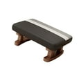 thumbnail image 4 of DOLITY Foot Rest with Wooden Legs Rectangle Step Stool for Dining Bed Shoe Changing Black, 4 of 9