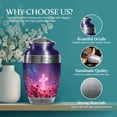 thumbnail image 3 of SABURIAL Cross Urn - Decorative Handmade Urns for Mom & Dad Ash - Burial Memorial Urns for Adult Ash - Beautiful Urn for Ashes - 10 Inch - Large with Velvet Bag, 3 of 7